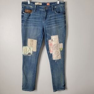 Pilcro Hyphen Patchwork Jeans